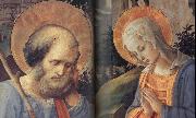 Fra Filippo Lippi Details of  The Adoration of the Infant jesus oil painting